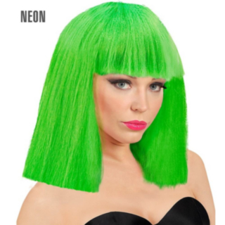 Neon Showgirl Parykk Grønn