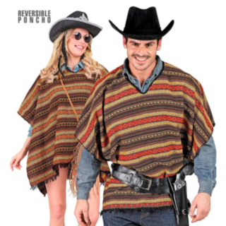 Vendbar Stripete Poncho