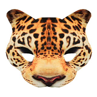 Leopard Halvmaske
