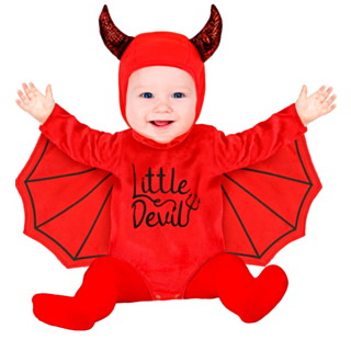 Little Devil Babykostyme Rød