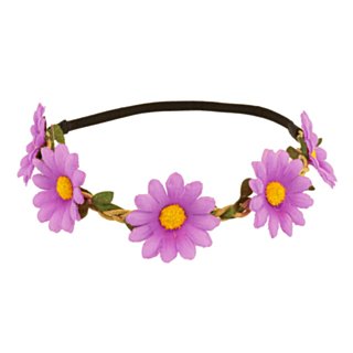Blomster Hårbånd Lilla