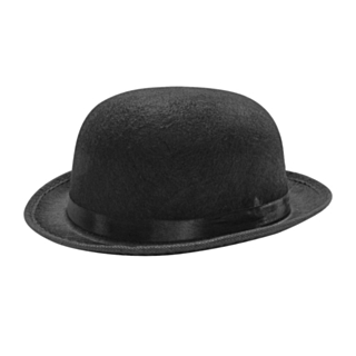 Bowler Hatt Svart