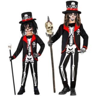 Voodoo Skjelett Barnekostyme