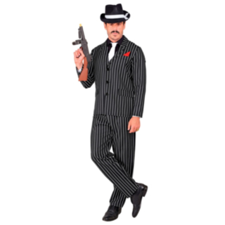 Pinstripe Gangster Kostyme