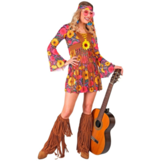 Flower Power Hippie Kostyme