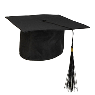 Graduation Hatt Svart