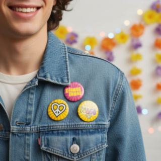 60-talls Hippie Brosjer