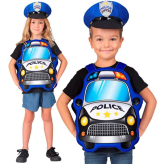 Politi Vest Barnekostyme