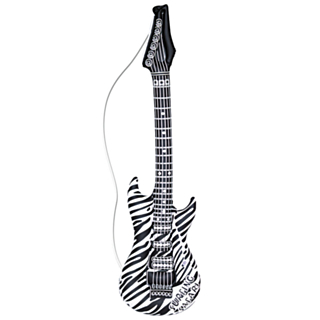 Oppblåsbar Gitar Sebra