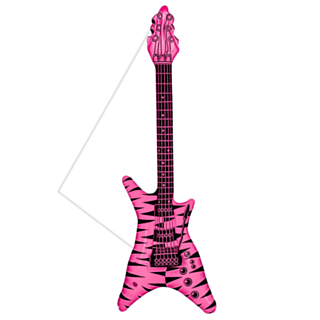 Oppblåsbar Gitar Rosa
