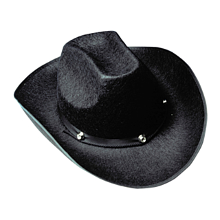 Cowboyhatt Svart