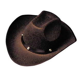 Cowboyhatt Brun