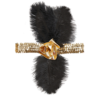 1920-talls Flapper Pannebånd