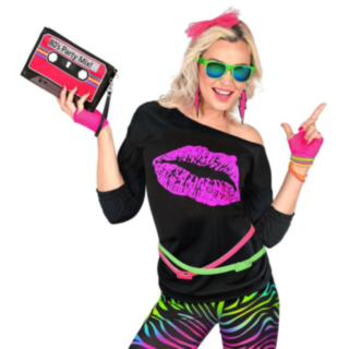 80-talls Leppe Bluse