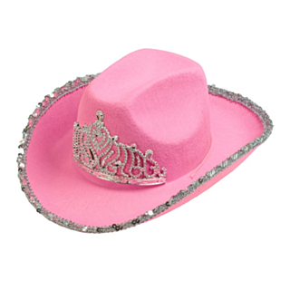 Tiara Cowboyhatt Lyserosa