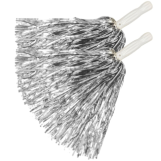 Pom Poms Sølv