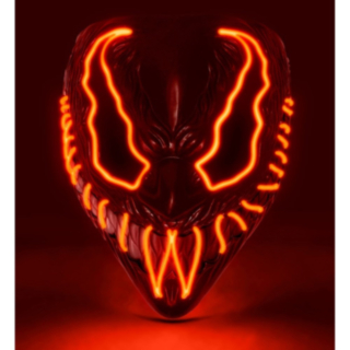 Monster LED Maske Rød