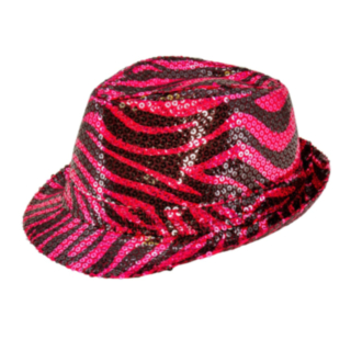 Sebrastripete Fedora Hatt Rosa