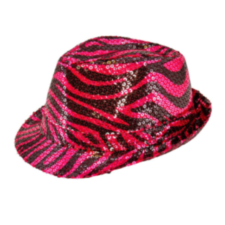 Sebrastripete Fedora Hatt Rosa
