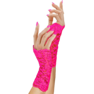 Fingerløse Blondehansker Rosa