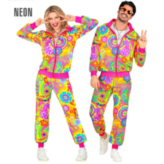 Neon Groovy Love Treningsdress Kostyme