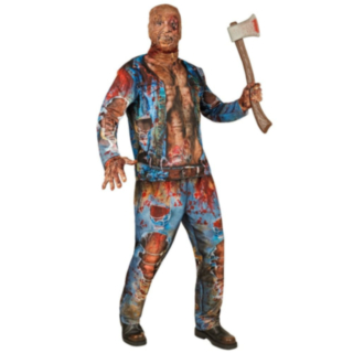 Blodig Zombie Jumpsuit Kostyme