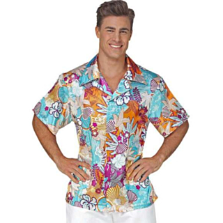 Blomster Hawaiiskjorte Multifarget