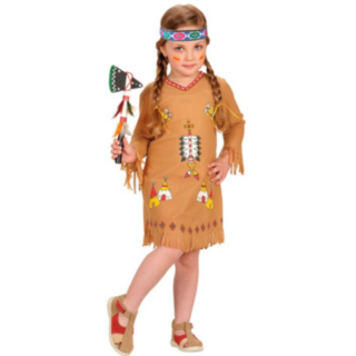 Indianerjente Barnekostyme Brun