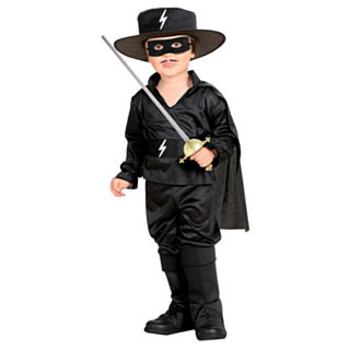 Maskert Zorro Barnekostyme