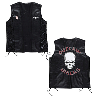 Biker Vest Skjelett