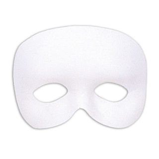 Phantom Øyemaske Hvit