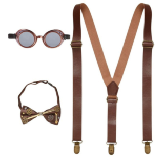 Steampunk Sett Brun
