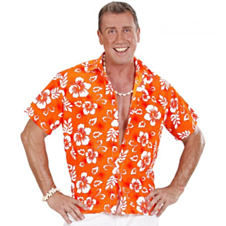 Hawaiiskjorte Oransje