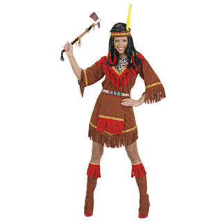 Indianerkvinne Kostyme