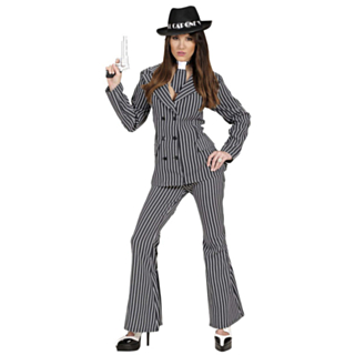 Gangster Kvinne Kostyme