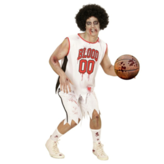 Zombie Basketballspiller Kostyme