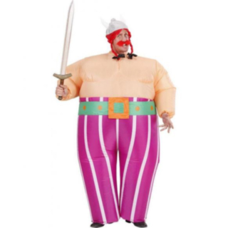 Oppbl&aring;sbar Viking Kostyme