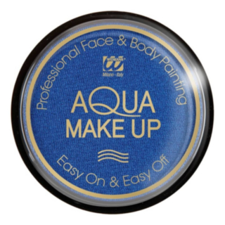 Metallisk Aqua Sminke Blå