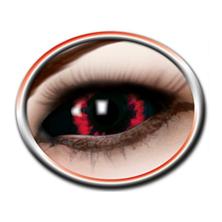Sclera kontaktlinser Rød demon, 6 mnd