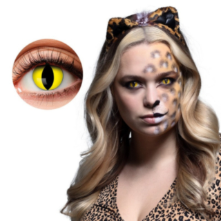Kontaktlinser Yellow Cat Gul