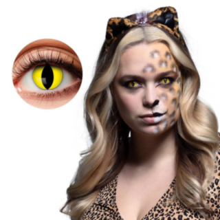Kontaktlinser Yellow Cat Gul