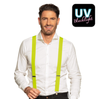 UV Neon Bukseseler Gul og Svart