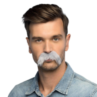 Stor Bart Grå