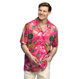 Sommer Flamingo Skjorte Rosa