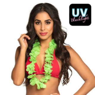 UV Neon Hawaiikrans Grønn