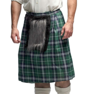 Skotsk Tartankilt Grønn
