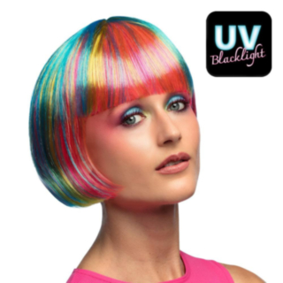 Neon UV Parykk Multifarget