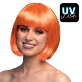 UV Pasjehår Parykk Oransje