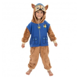 Paw Patrol® Chase Barnekostyme Blå og Brun