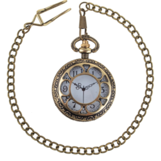 Steampunk lommeur med kjede
